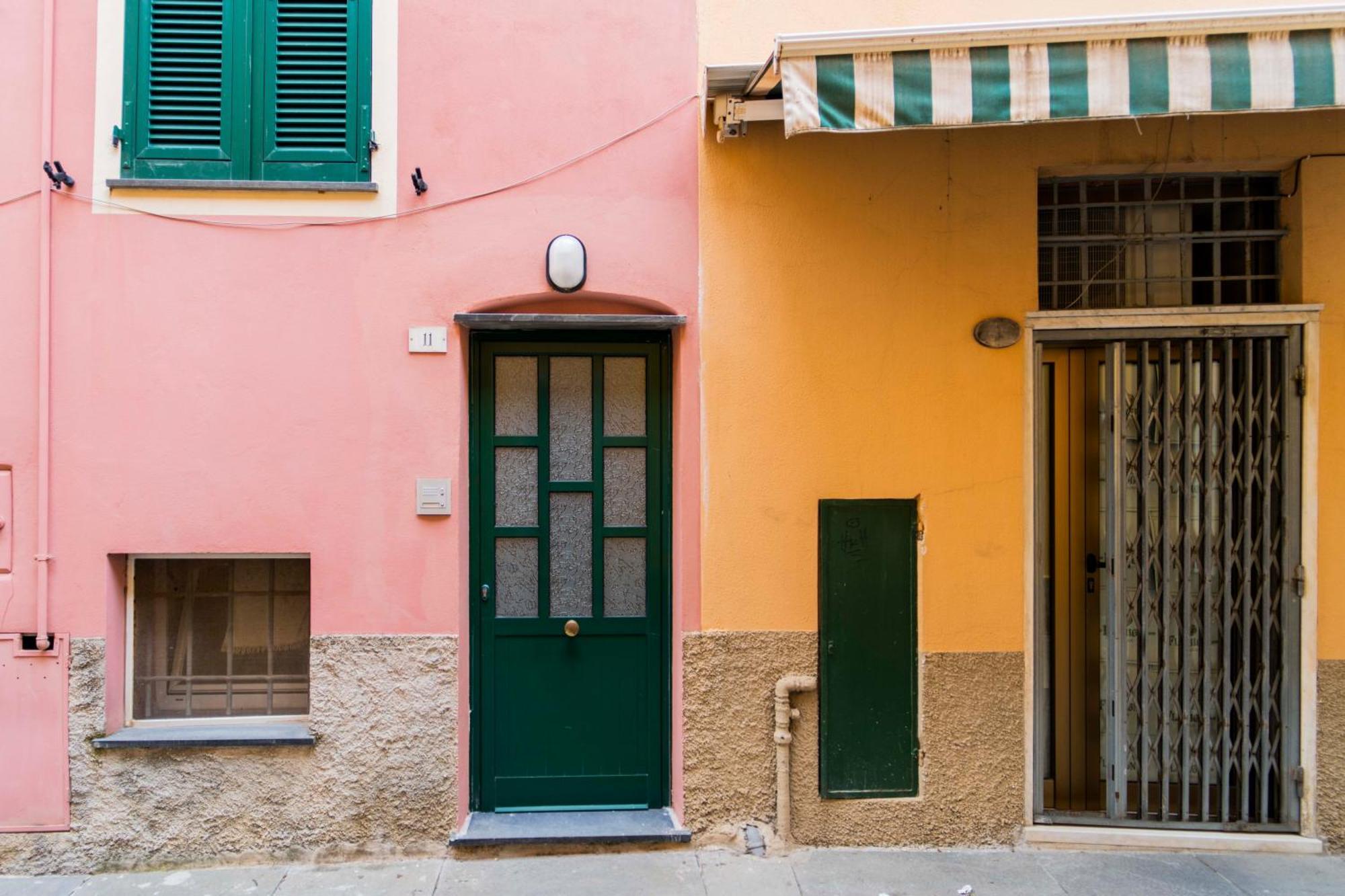 188B - Casa Di Nina Moneglia Con Terrazza - 2Min Dal Mare Apartment Luaran gambar
