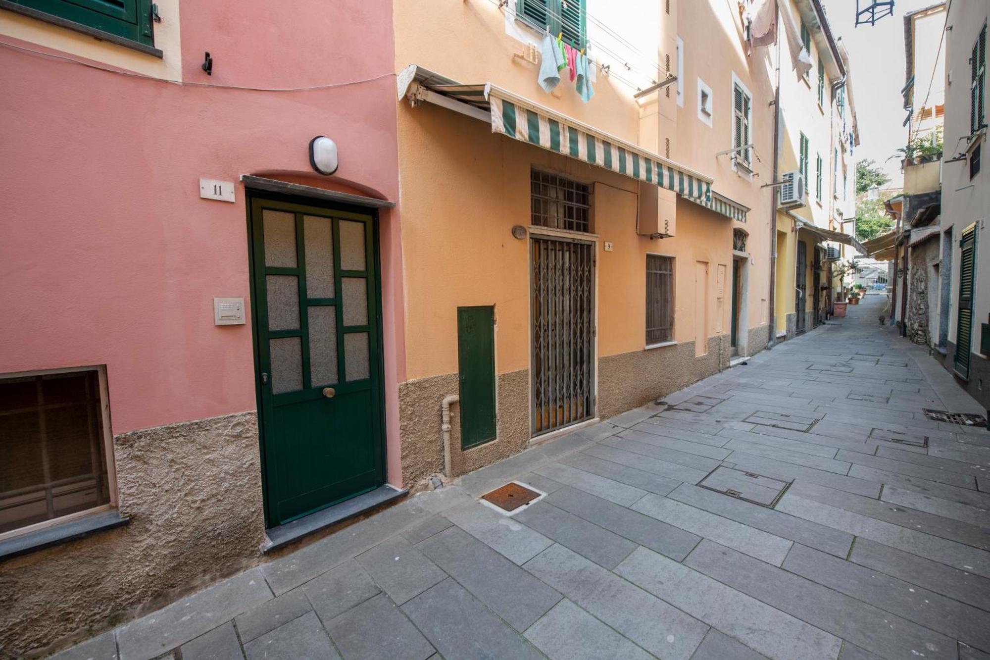 188B - Casa Di Nina Moneglia Con Terrazza - 2Min Dal Mare Apartment Luaran gambar